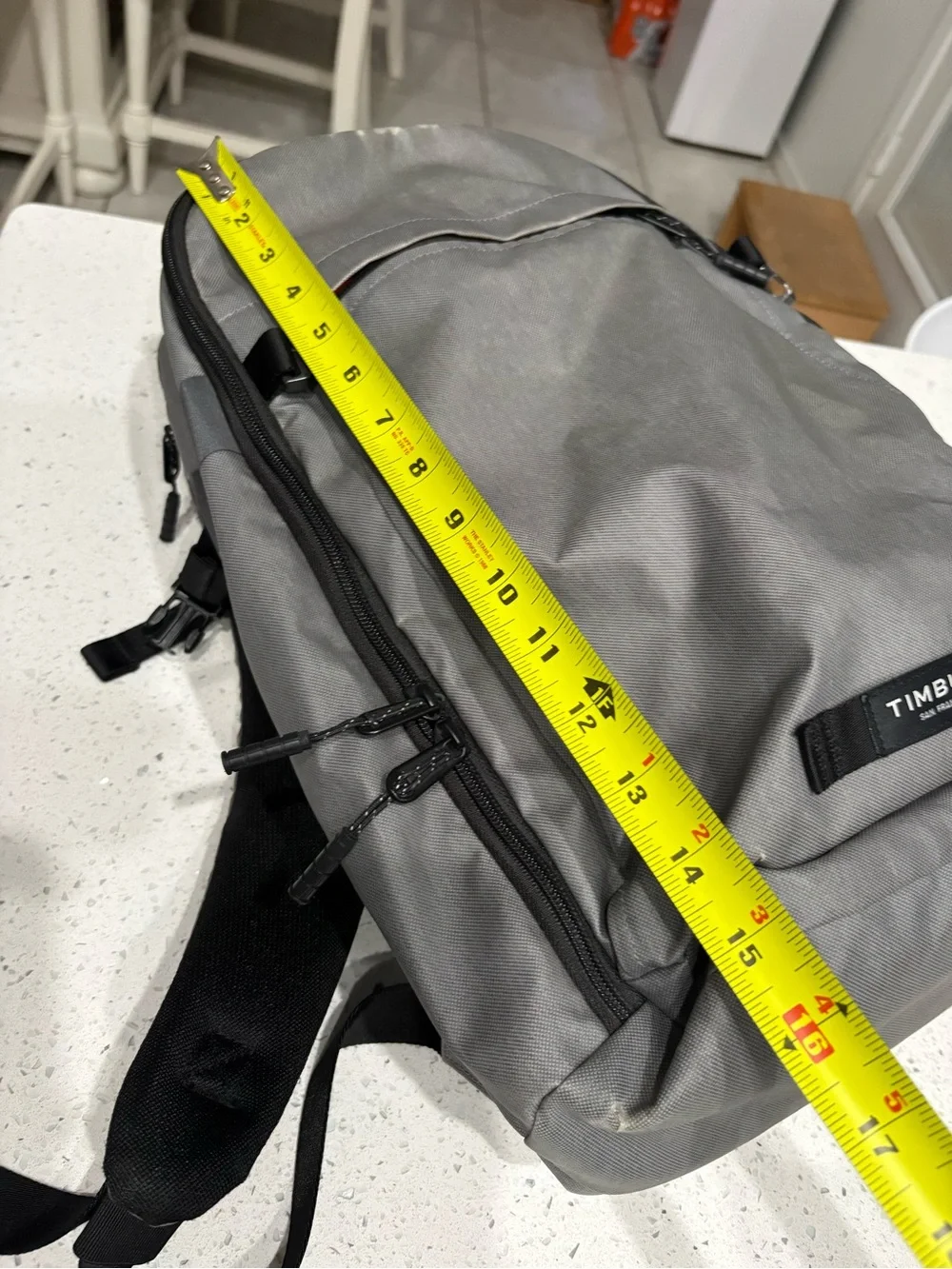 Timbuk2 Gray Backpack with Black Accents